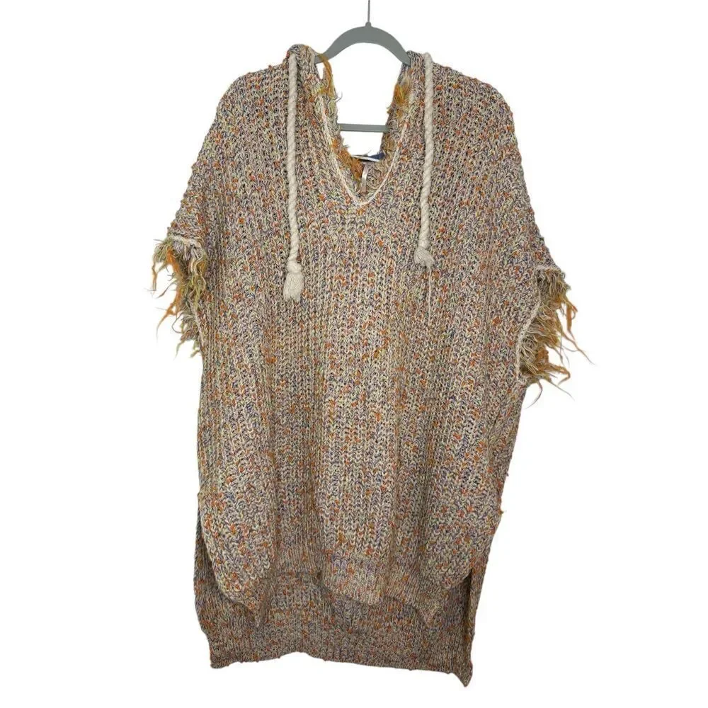Free People Electric Aura Hoodie Pullover Size Large